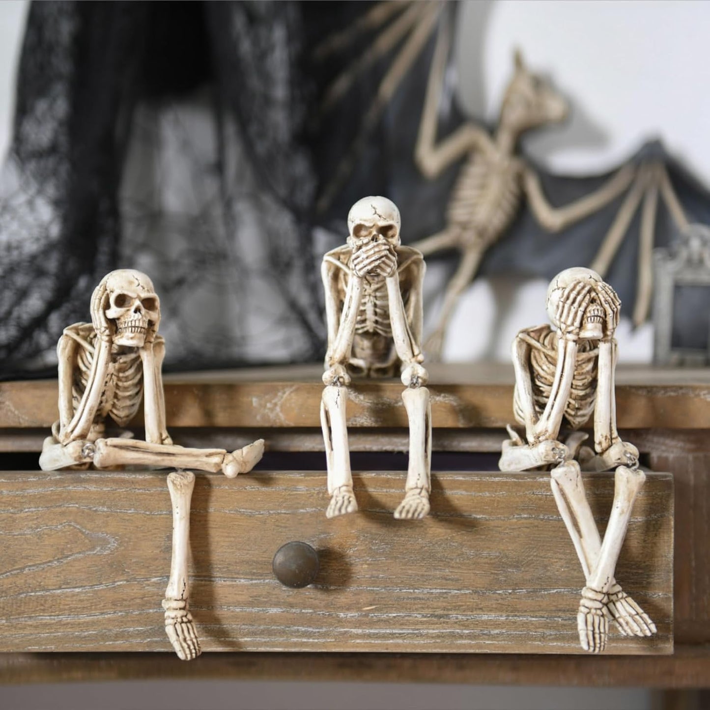 Last day 50% OFF- Halloween Decor (Set of 3 Skeleton)