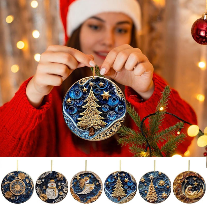 🎄2025 Handmade Ornaments With Good Wishes🎅