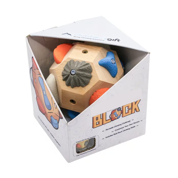 🧗♀️Handcrafted Boulder Block - Build Strength and Precision