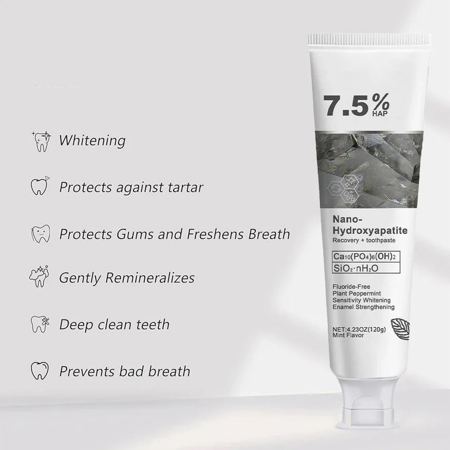Fluoride-Free Hydroxyapatite Toothpaste🦷