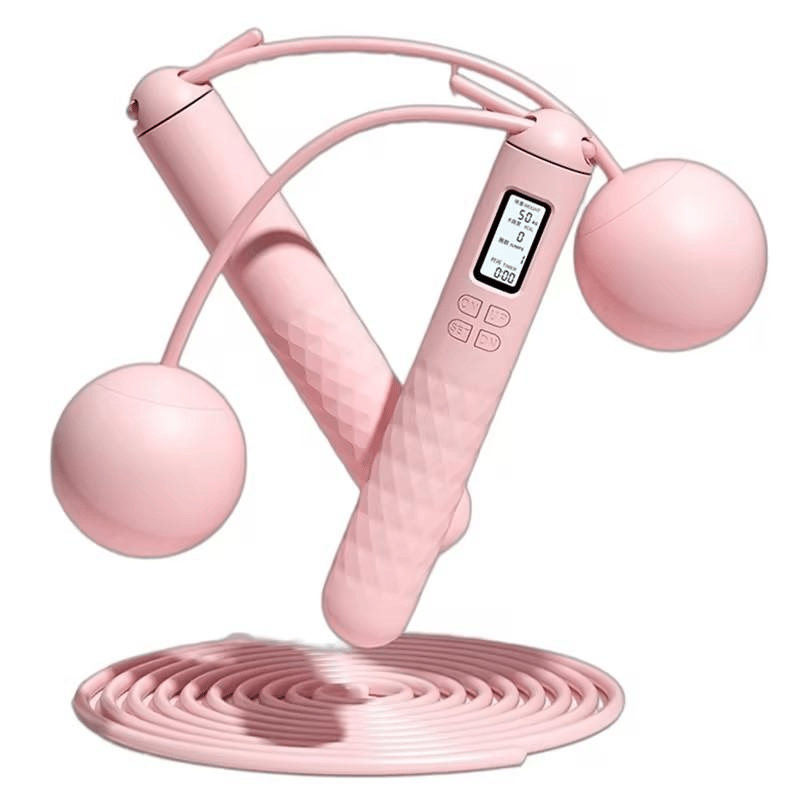 Skipping Rope with Counter, Cordless Jump Rope, Smart Weighted Jump Rope