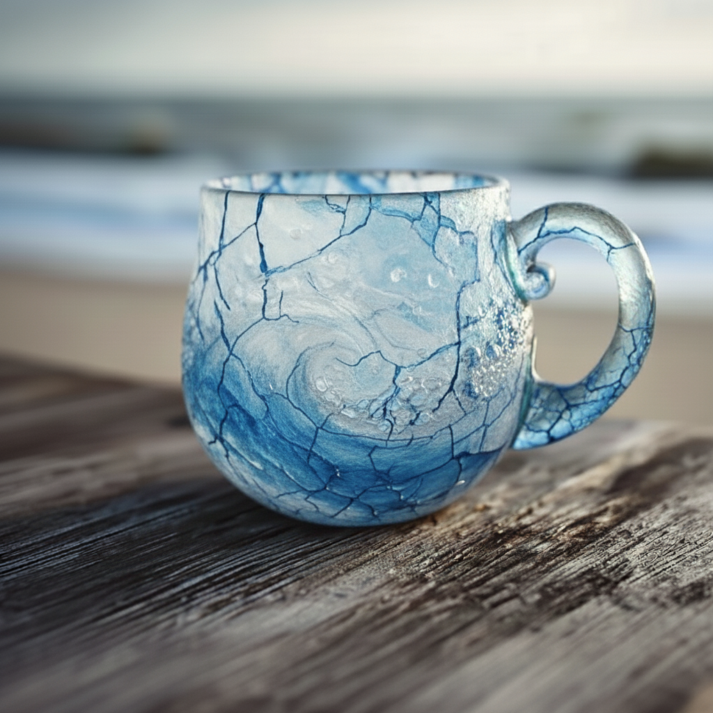 Ocean & Sunset - Themed Glass Mugs🌊