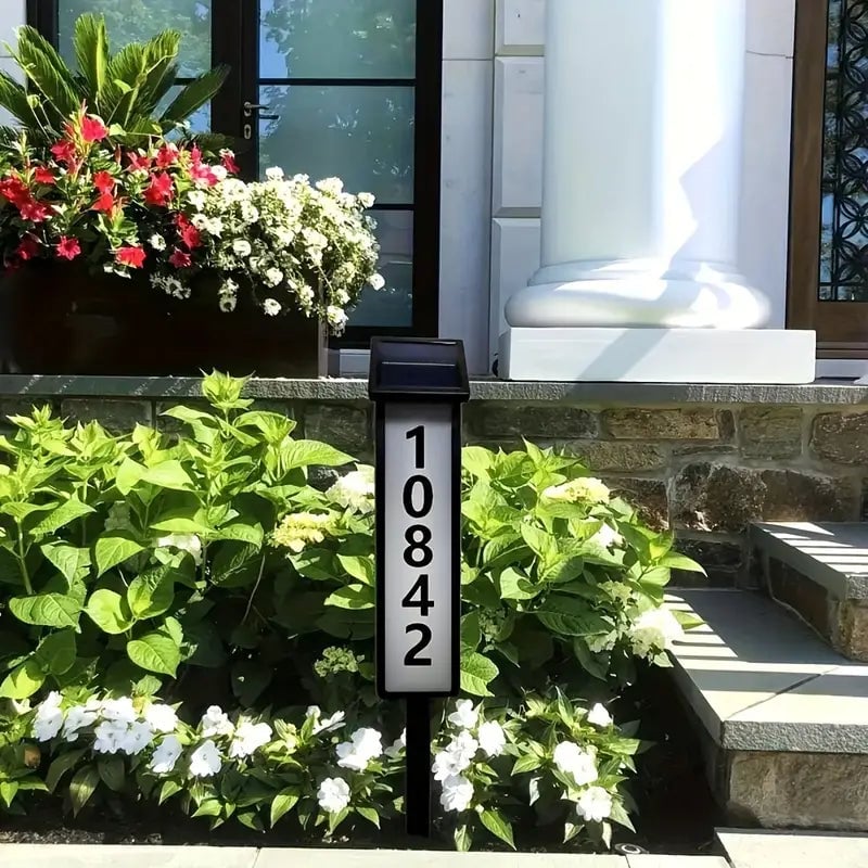 🎁49%OFF- 🌞Solar Address Sign - 🚚Make you never miss a delivery again