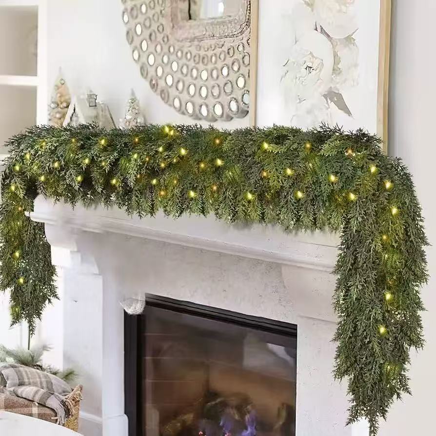 🎄Christmas Hot Sale 49%OFF⛄Artificial Cedar Garland🎄