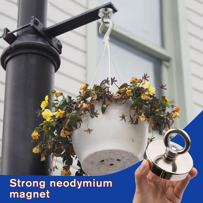 Fishing Magnet: 260LBS Super Strong Neodymium Magnet for Epic Treasure Hunting 🧲