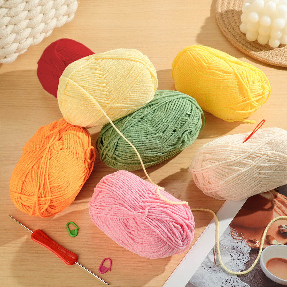 🎁 Hand-Knitted Rose Blanket DIY Kit & Ready-Made Gift