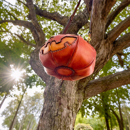 🔥Last Day 70% OFF - 🎃The Great Purely handmade leather Pumpkin Bag(✨Same as in the video)