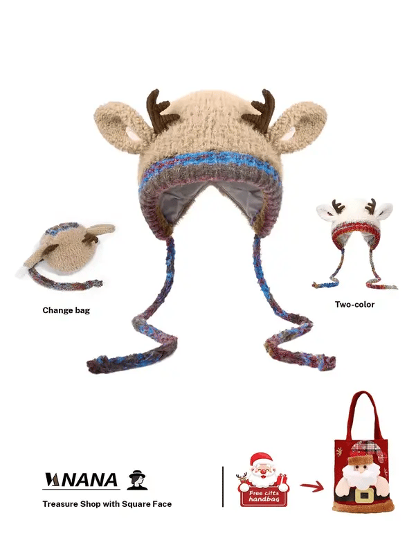🔥Original design Festive Christmas Antler Hat