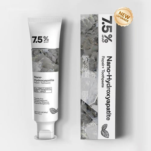 🔥Fluoride-Free Hydroxyapatite Enamel Repairing Breath Freshening Whitening Toothpaste