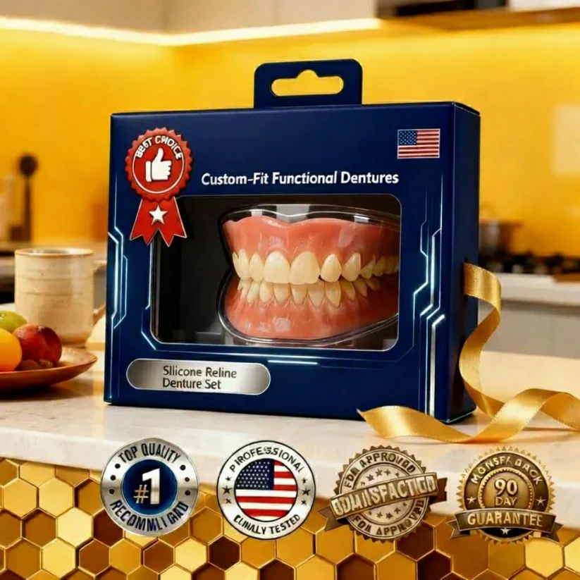 🌎Ends Today: 70% OFF!    Custom-Fit Full Functional DenturesMake you more confident✨