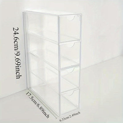 Transparent dustproof sunglasses storage box