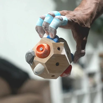 🧗‍♀️Handcrafted Boulder Block - Build Strength and Precision