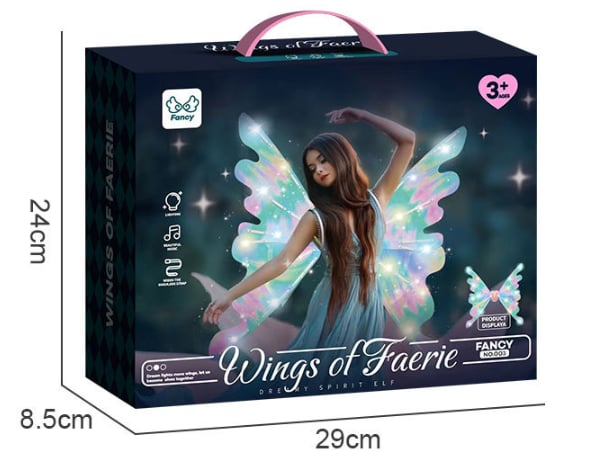 🧚‍♀️Sparkle LED Fairy Wings – Dreamy Gift for Birthdays & Holidays🎁