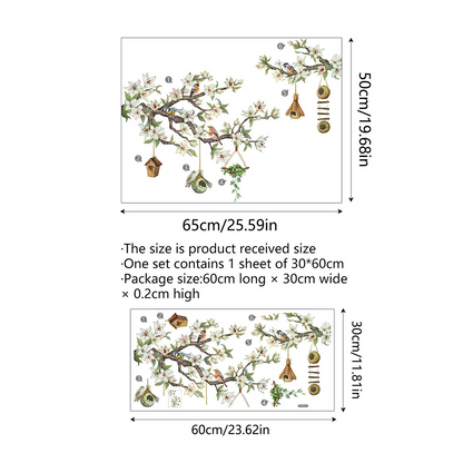 Last Day 50% OFF🔥 Colorful Floral Bouquet Window Sticker (Cut To Size Freely)