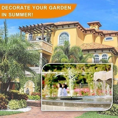 🔥2025 New Upgraded Solar Powered Fountain for Garden