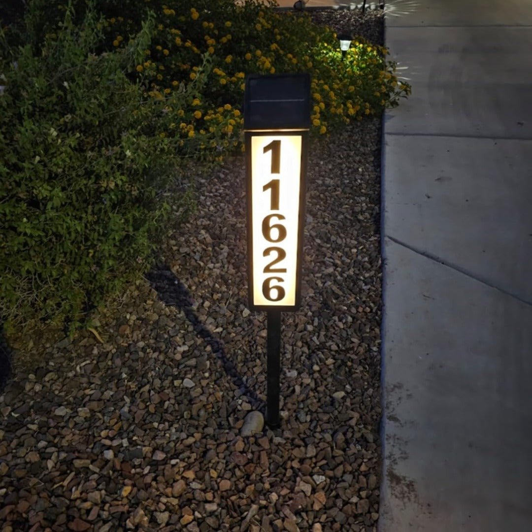 🎁49%OFF- 🌞Solar Address Sign - 🚚Make you never miss a delivery again