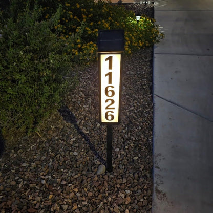 🎁49%OFF- 🌞Solar Address Sign - 🚚Make you never miss a delivery again
