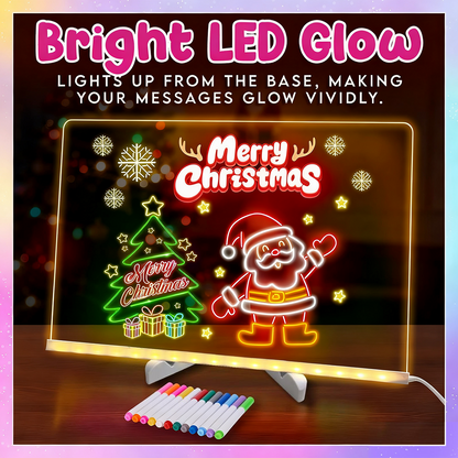 🎁Creative Rewritable Acrylic LED Message Board 🎨