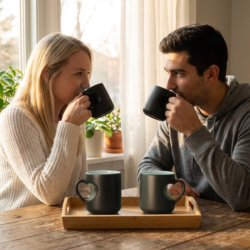 🔥Last Day 49% OFF ❤️Heart-shaped Color-changing Ceramic Mug