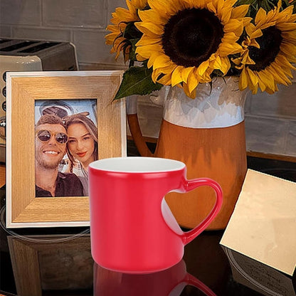 🔥Last Day 49% OFF ❤️Heart-shaped Color-changing Ceramic Mug