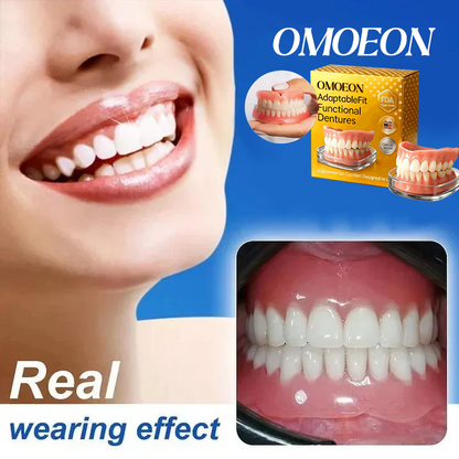 🌎Ends Today: 70% OFF! ⏰Omoeon™ Medical Full Denture with Strong Suctiond🦷Obtain American Dental Association (ADA) Certification