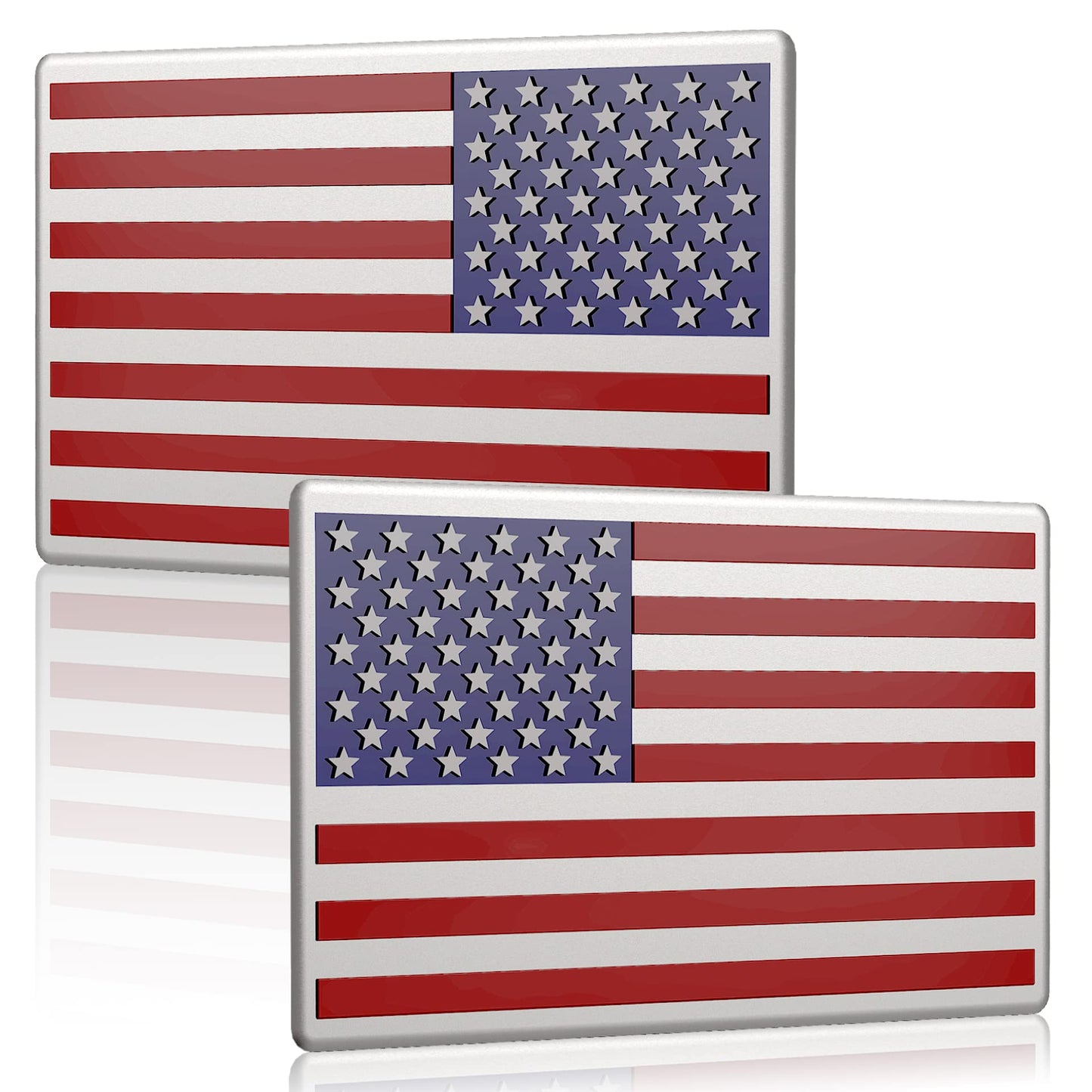 🔥3D American Flag Emblem Decal