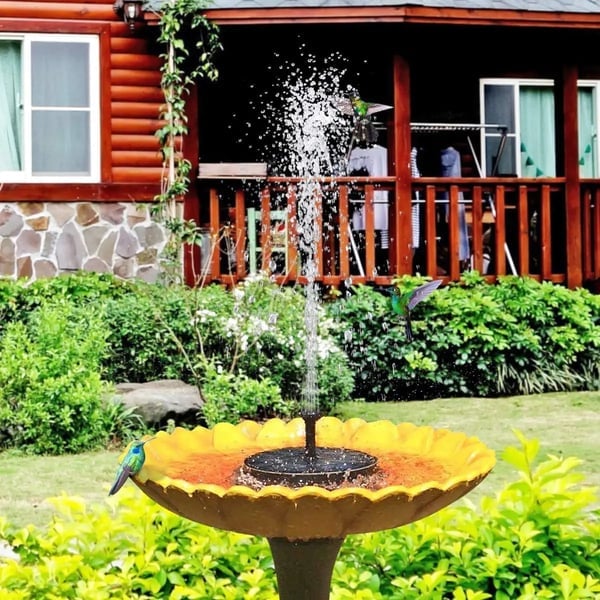🔥2025 New Upgraded Solar Powered Fountain for Garden