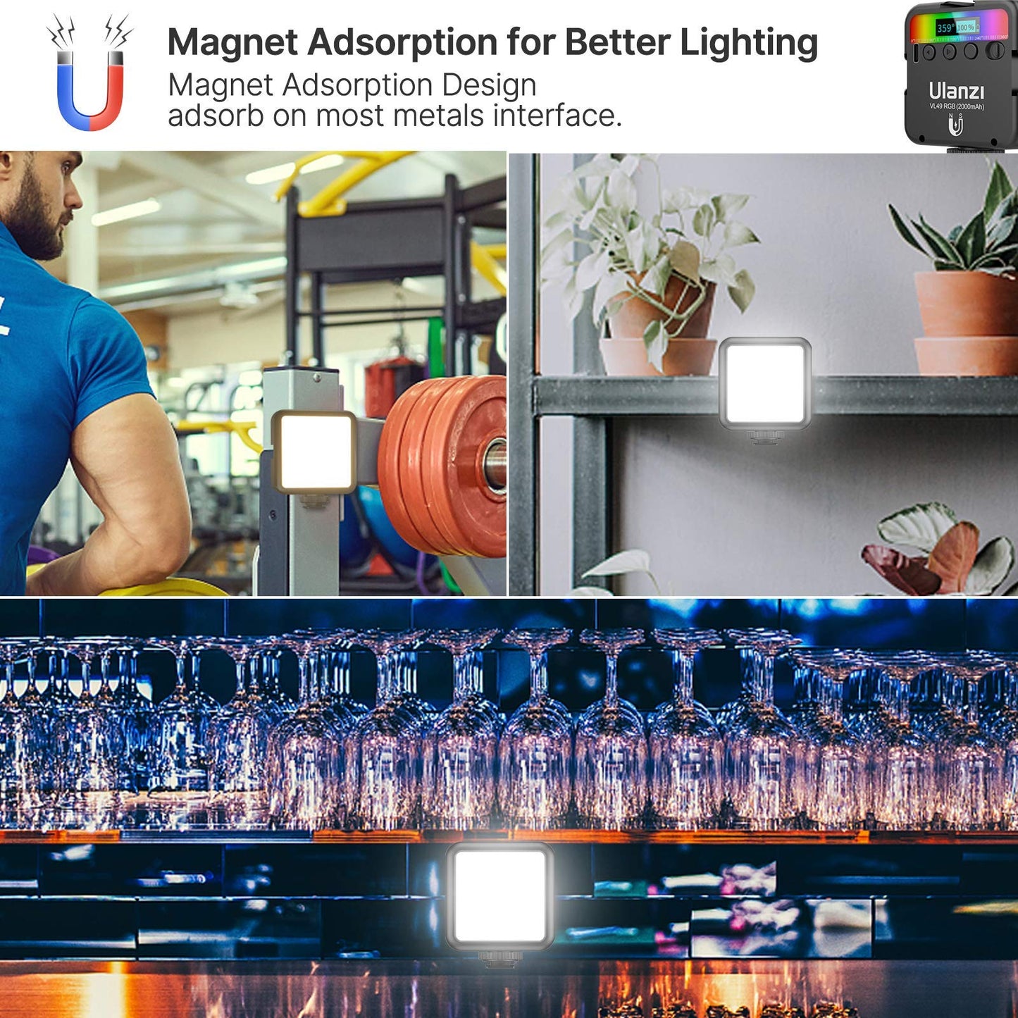 💥LED Camera Light