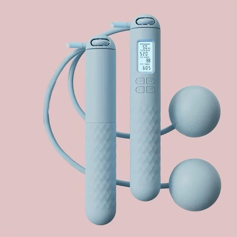 Skipping Rope with Counter, Cordless Jump Rope, Smart Weighted Jump Rope
