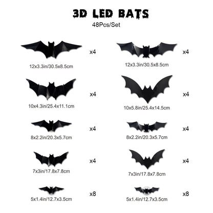 🎁3D Bat Design LED Decoration