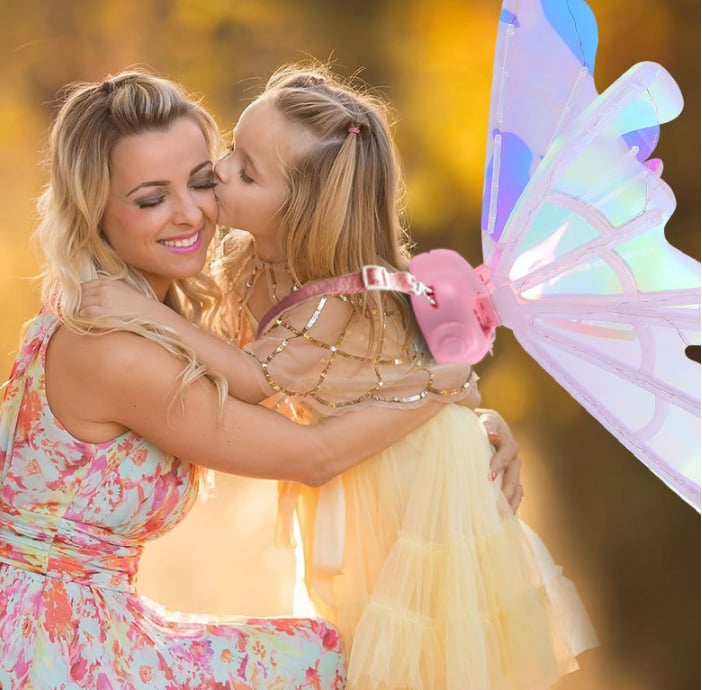 🧚‍♀️Sparkle LED Fairy Wings – Dreamy Gift for Birthdays & Holidays🎁