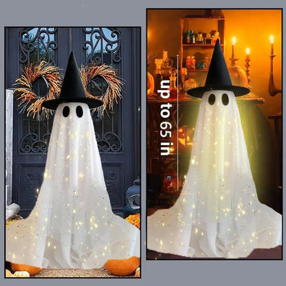 🔥2025 New Flash Upgrade 🌠 - 65" Giant Glittering Ghost 👻✨