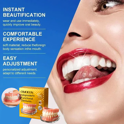 🌎Ends Today: 70% OFF! ⏰Omoeon™ Medical Full Denture with Strong Suctiond🦷Obtain American Dental Association (ADA) Certification