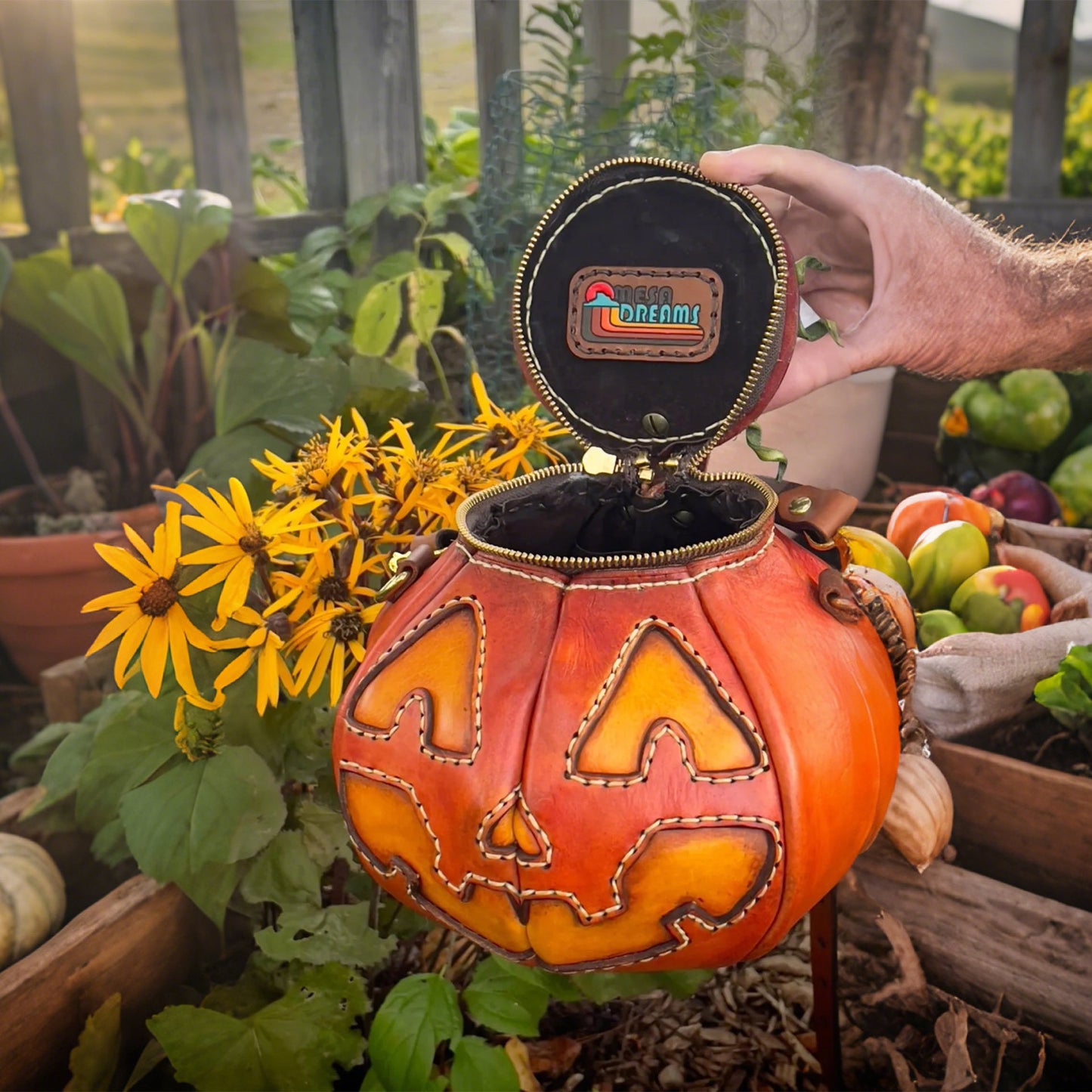 🔥Last Day 70% OFF - 🎃The Great Purely handmade leather Pumpkin Bag(✨Same as in the video)