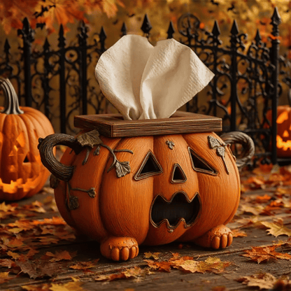 🎃Halloween Pumpkin Tissue Box Holder