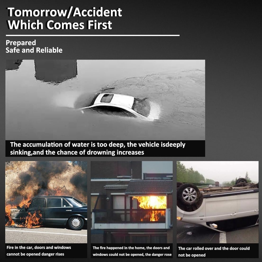 Safe Hammer Glass Breaker Under Water