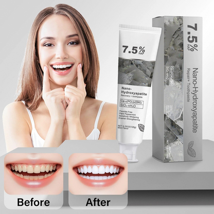Fluoride-Free Hydroxyapatite Toothpaste