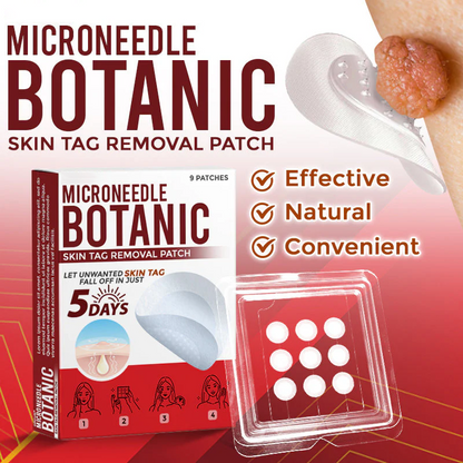 MicroNeedle Botanic Skin Tag Removal Patch