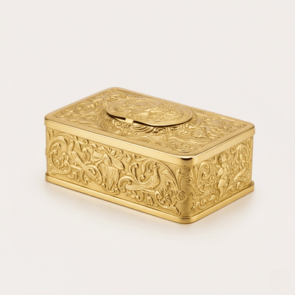 European Three-dimensional Embossed Bird Music Box