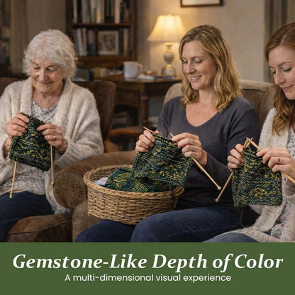 🔥LAST DAY 50% OFF - 🧶Aran Wool ‘Firefly’ Iridescent Shimmer Yarn: A Touch of Magic in Every Stitch💫