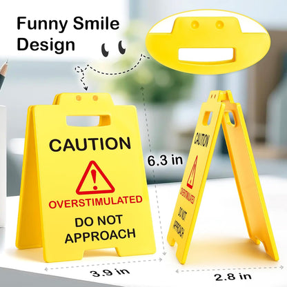 Mini Caution Desk Signs