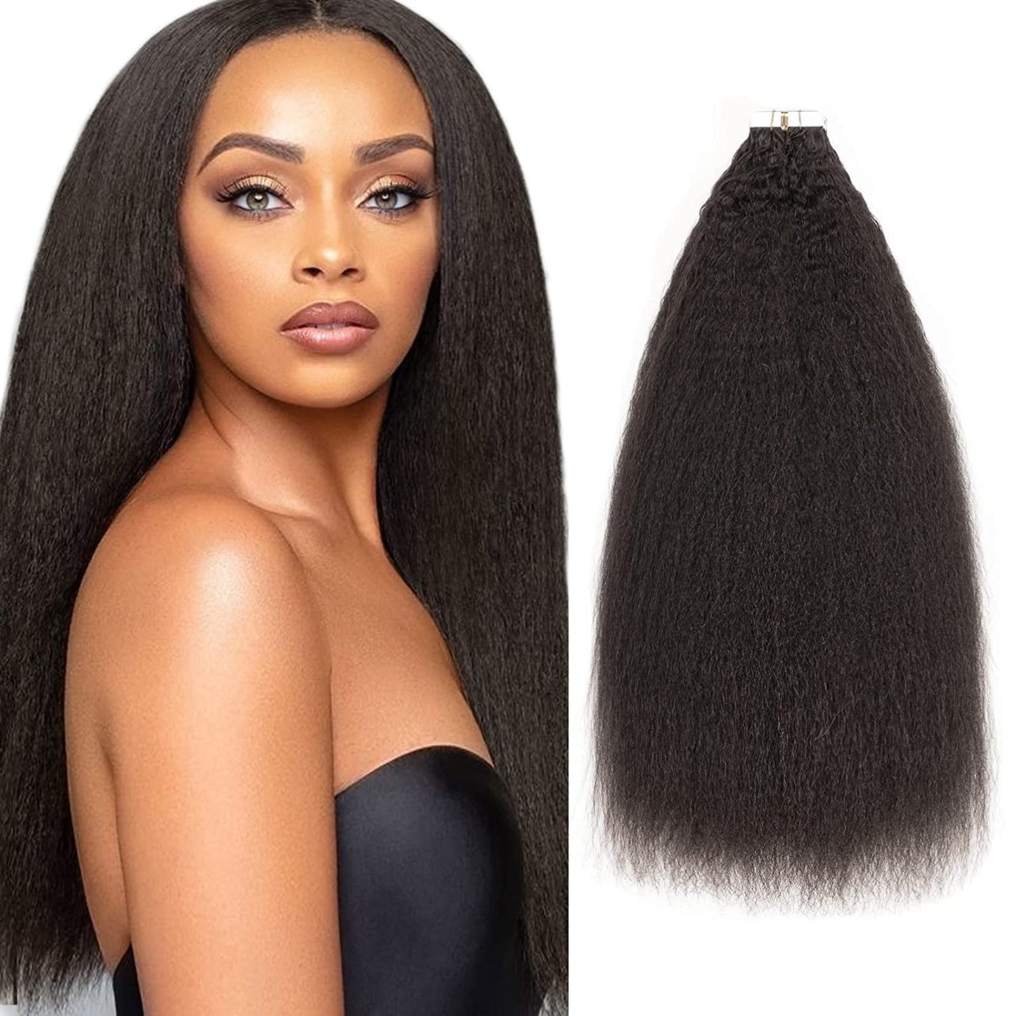 Invisible Tape In Hair Extension -- 100% VIRGIN HUMAN HAIR / 10 PIECES