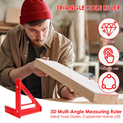 3D Multi-Purpose Carpenter's Triangle Square