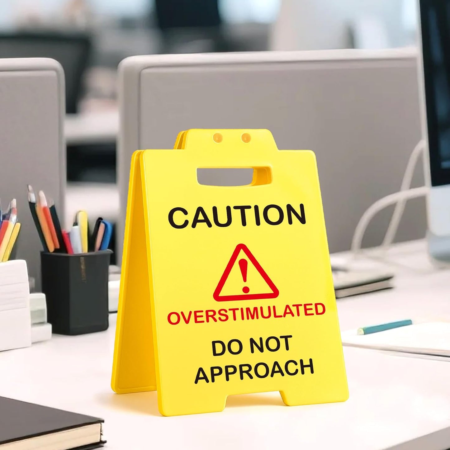 Mini Caution Desk Signs