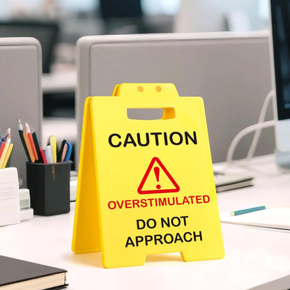 Mini Caution Desk Signs