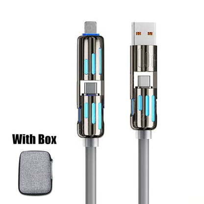 🔥Last Day 49% OFF🔥4-in-1 USB Charging Cable fast charging MAX 60w