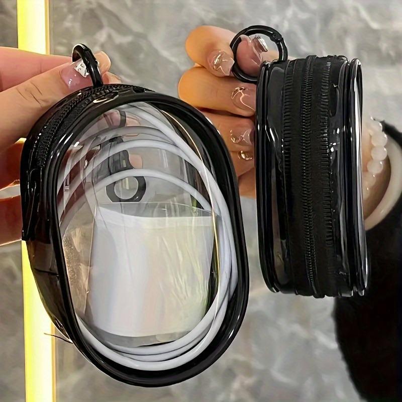 Portable Transparent Multifunctional Zipper Storage Bag