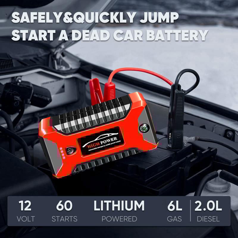 🔥Jump Starter 300A Peak Jump Starter Battery Pack