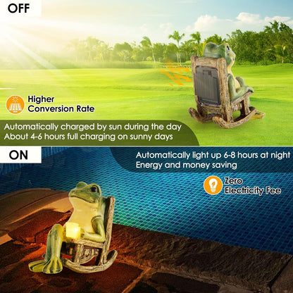 🐸Miniature Frog Garden Statue Gifts Fall Christmas Decorations🎅