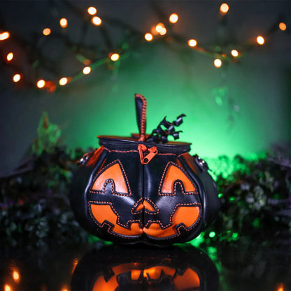 🔥Last Day 70% OFF - 🎃The Great Purely handmade leather Pumpkin Bag(✨Same as in the video)